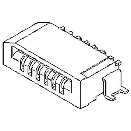 Molex Ffc/Fpc Connector, 29 Contact(S), 1 Row(S), Female, Right Angle, 0.039 Inch Pitch, Surface Mount 528522970